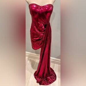 Metallic shiny pink size US small